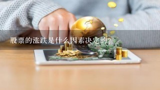 股票的涨跌是什么因素决定的？