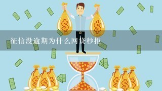 征信没逾期为什么网贷秒拒