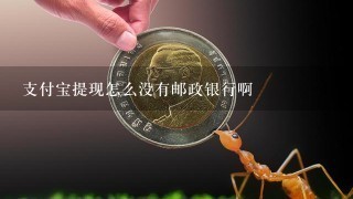 支付宝提现怎么没有邮政银行啊