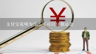 支付宝花呗为什么不可以分期还款