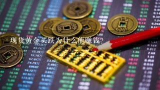 现货黄金买跌为什么能赚钱?