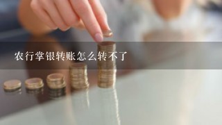 农行掌银转账怎么转不了