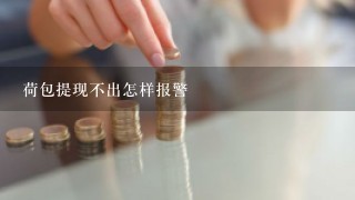 荷包提现不出怎样报警