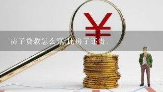 房子贷款怎么算.比房子还贵.