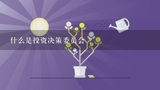 什么是投资决策委员会 ？