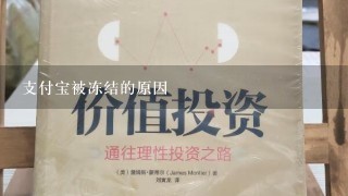 支付宝被冻结的原因