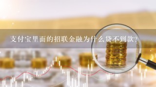 支付宝里面的招联金融为什么贷不到款？